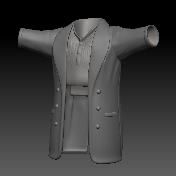 Titanic Man DiCaprio miniature 3D print model_3