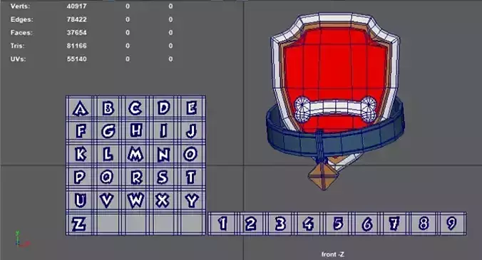 PAW PATROL ABECEDARY - LOGO - NOT TEXTURES