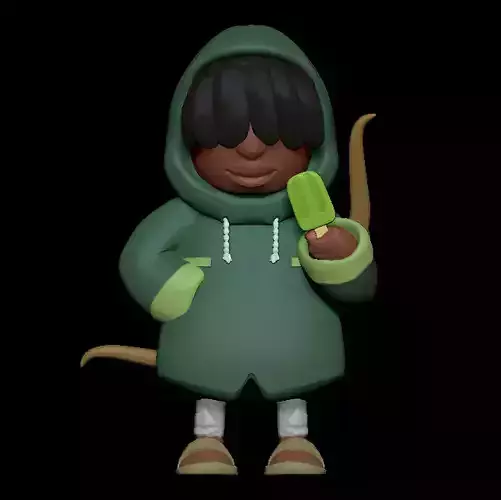The Green Poncho 3D print model