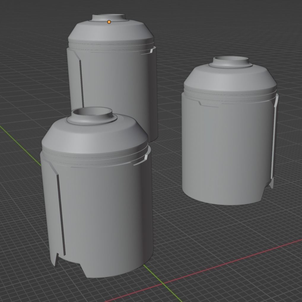 Sci Fi Hanging Lights 3D print model_1