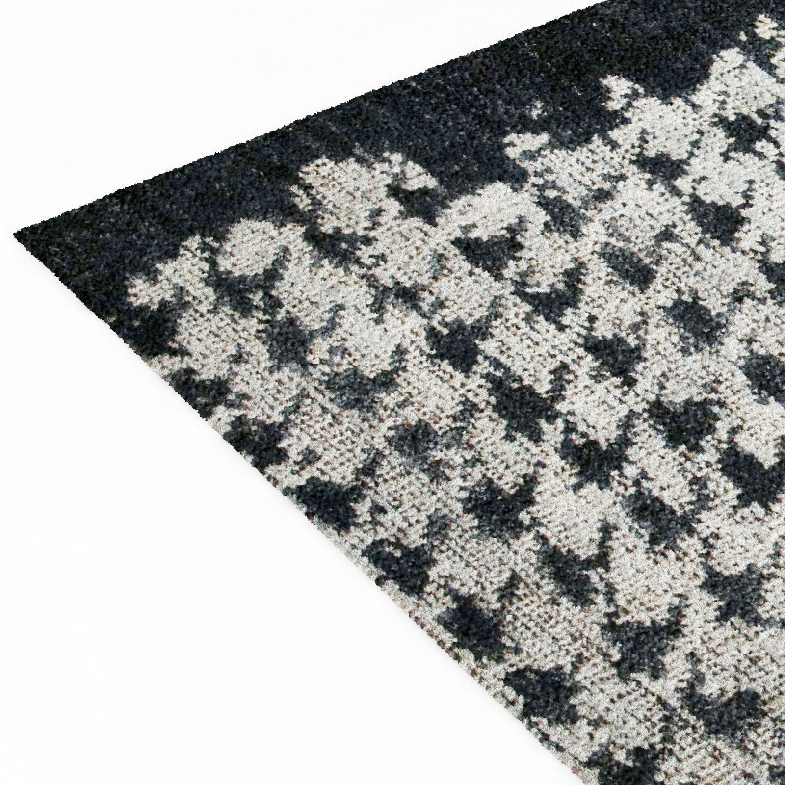 Baxter SCARLET PIED DE POULE CARPET 3D model_3