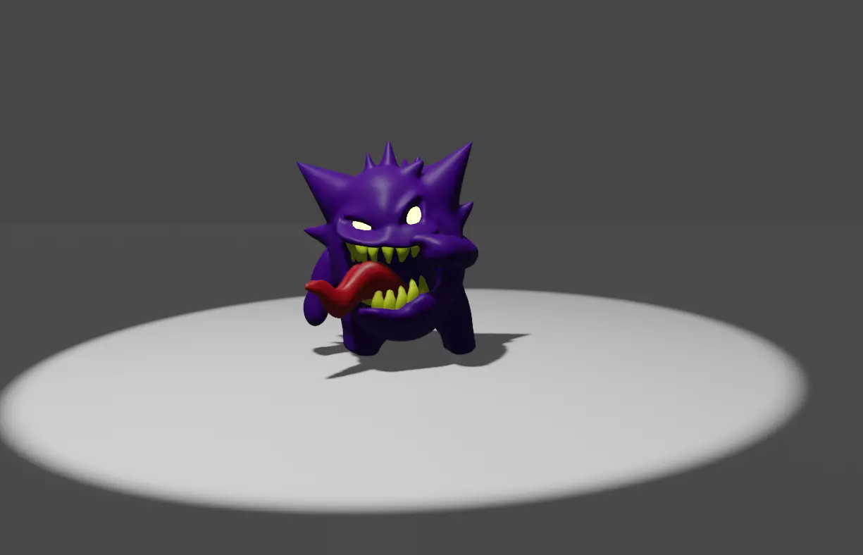 Gengar Pokemon 3D print model_0