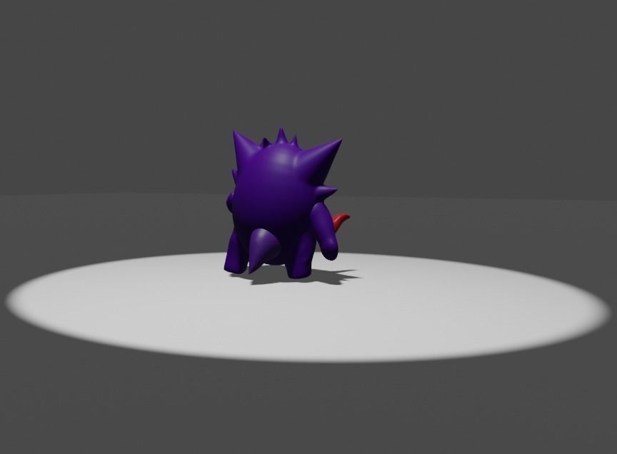 Gengar Pokemon 3D print model_1