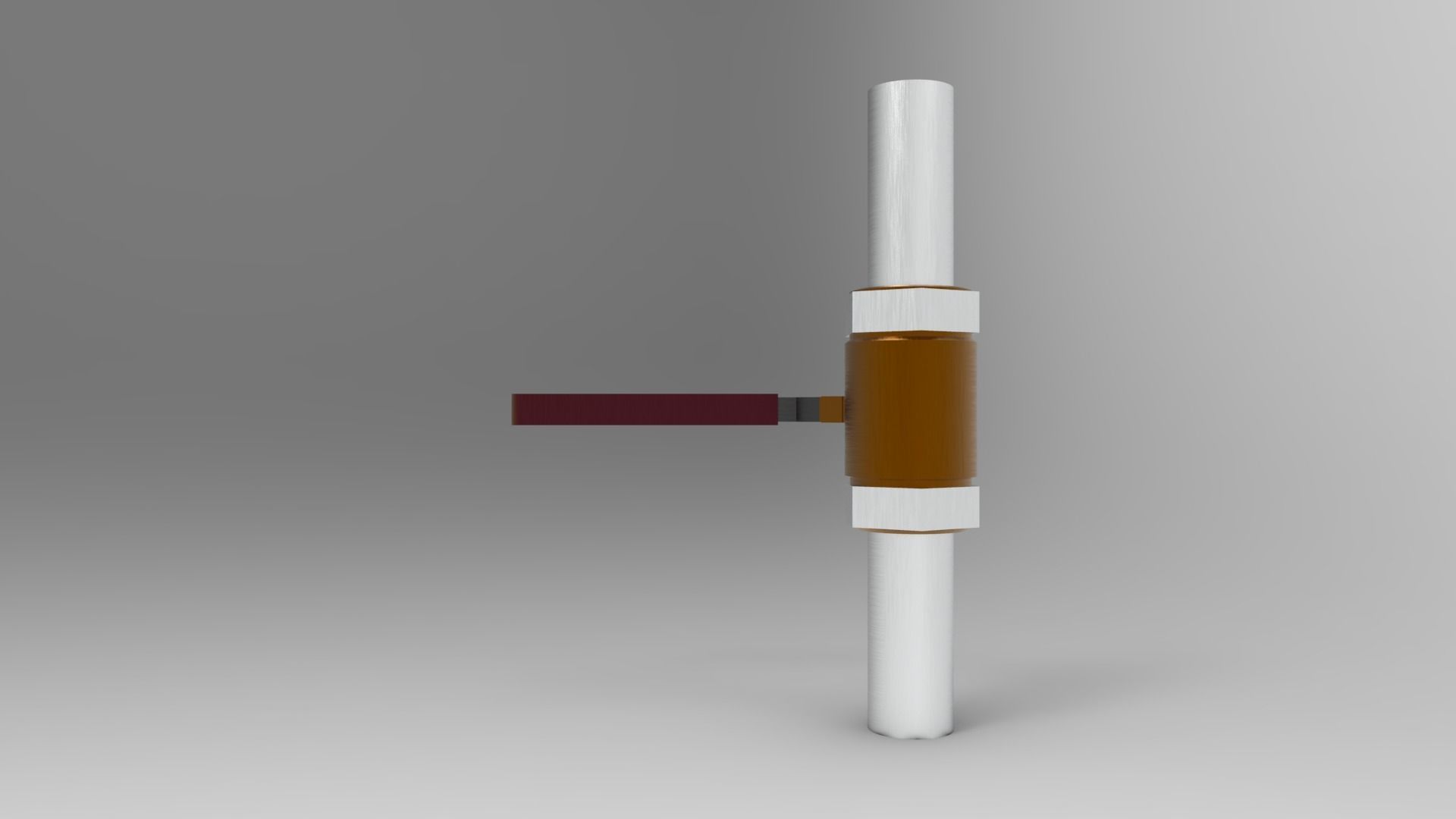 ball valve 1 2 in 3D print model_2