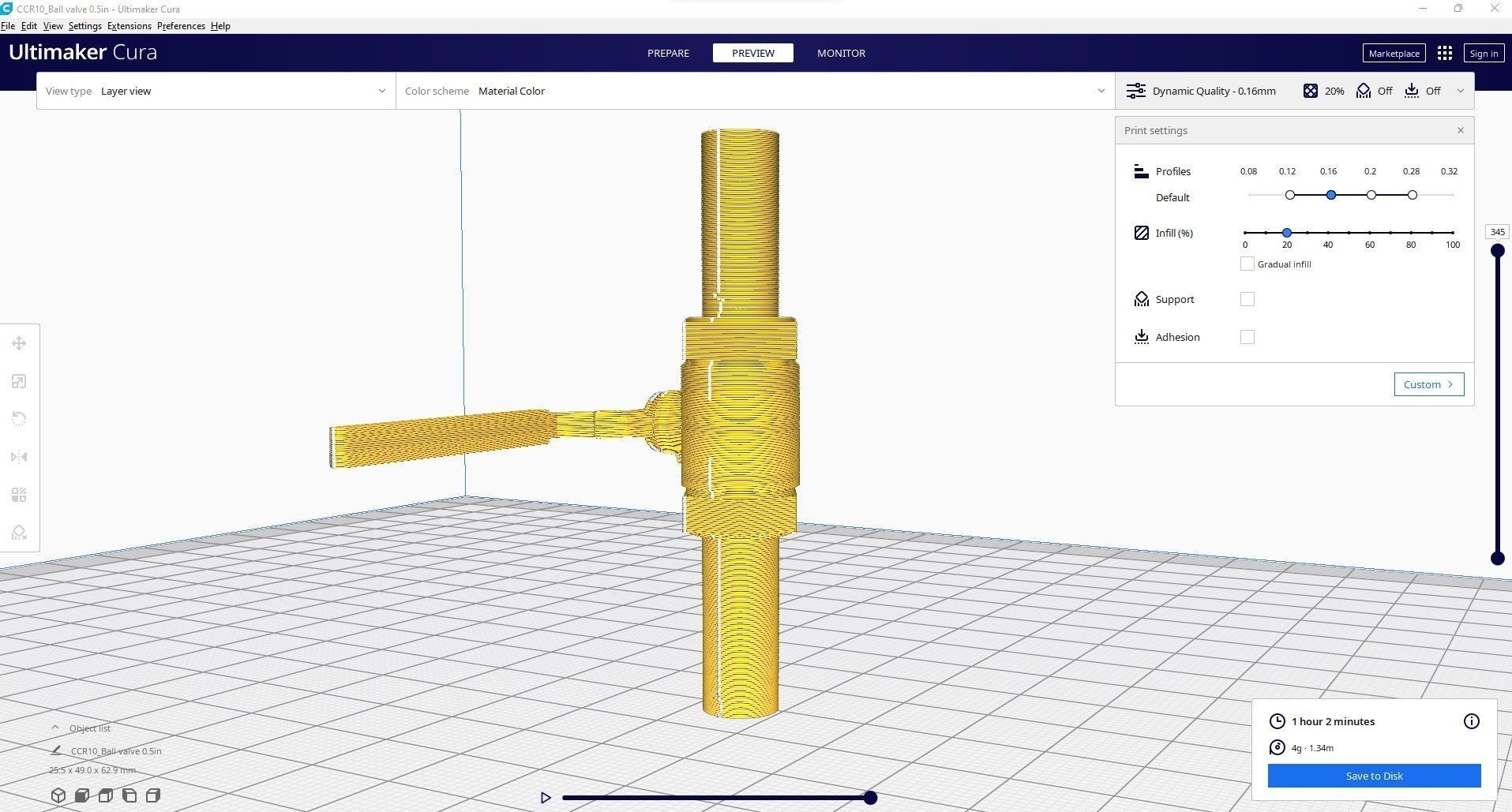 ball valve 1 2 in 3D print model_7