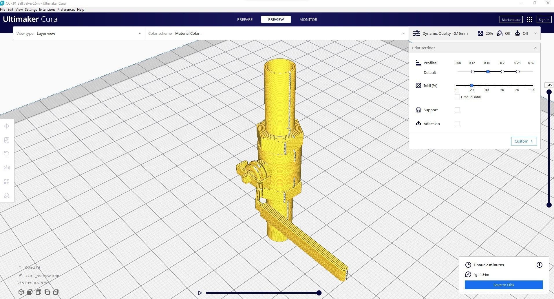 ball valve 1 2 in 3D print model_9