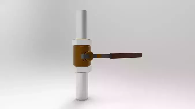 ball valve 1 2 in 3D print model