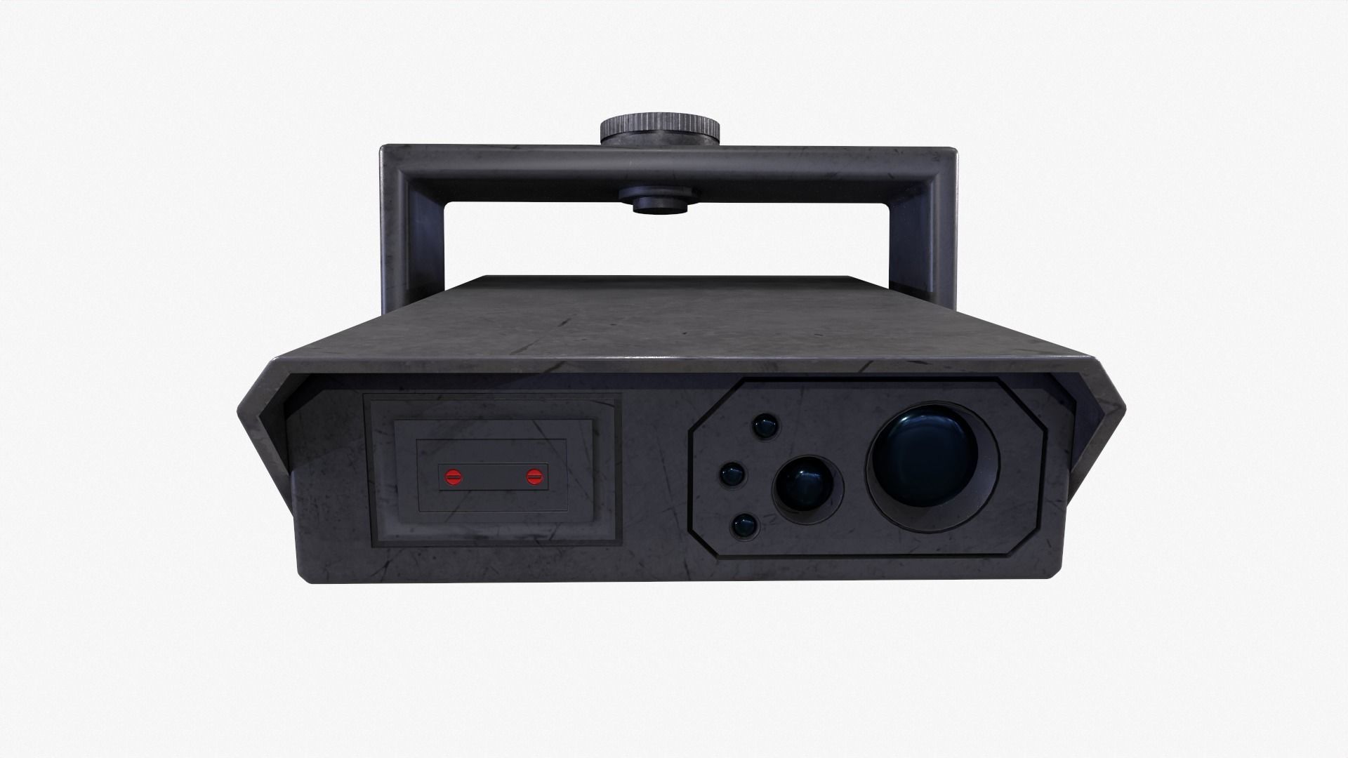 Security Camera Low-poly 3D model_1