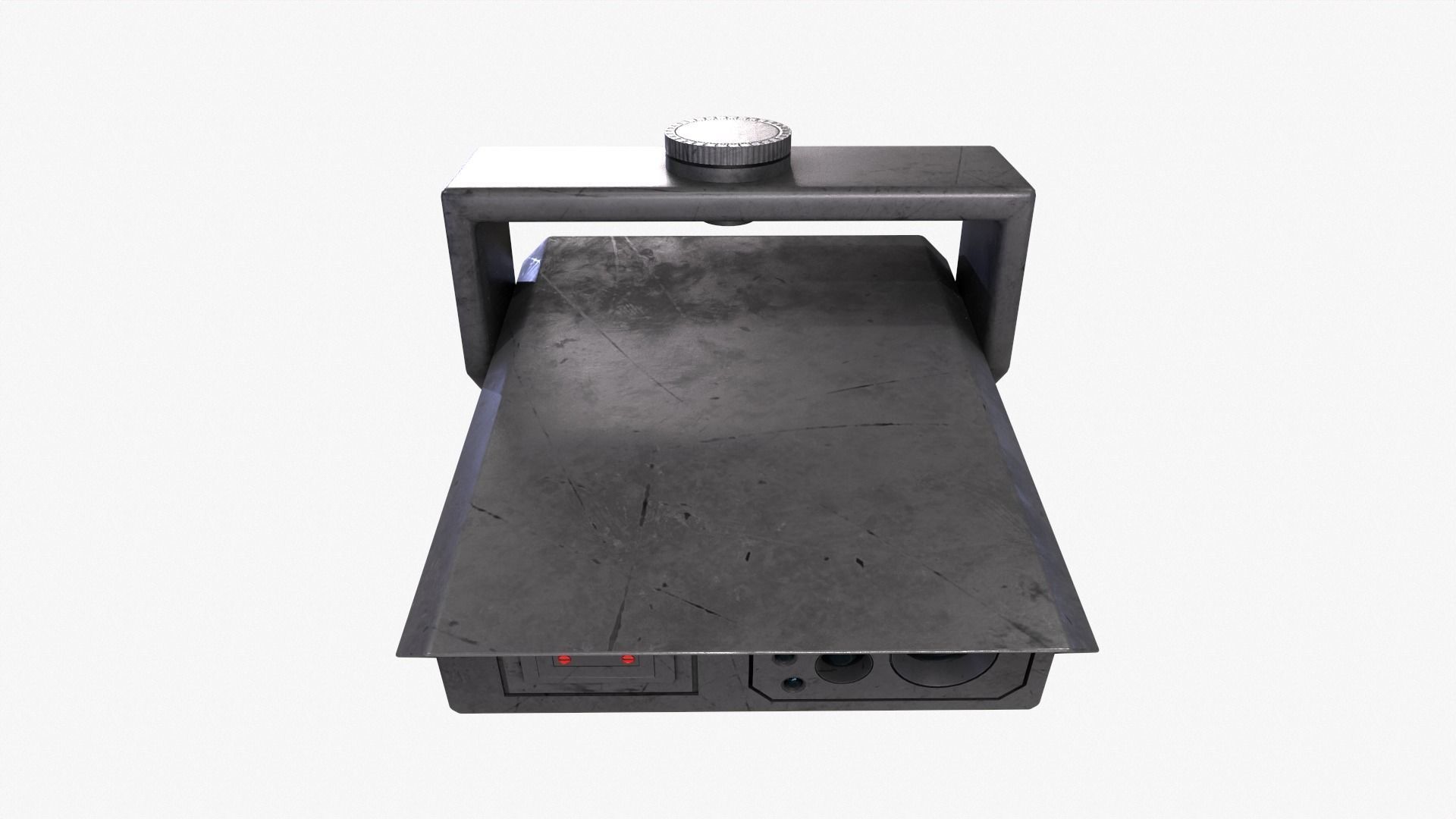 Security Camera Low-poly 3D model_9