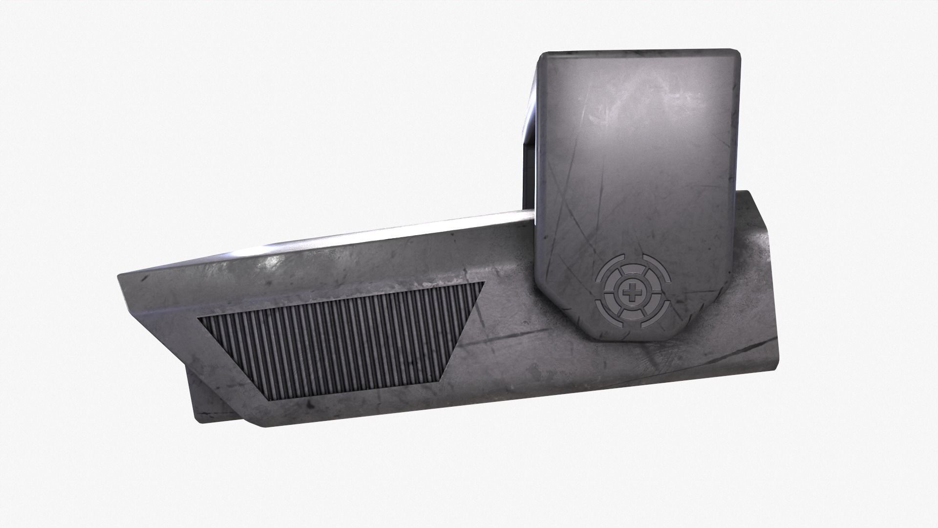 Security Camera Low-poly 3D model_4