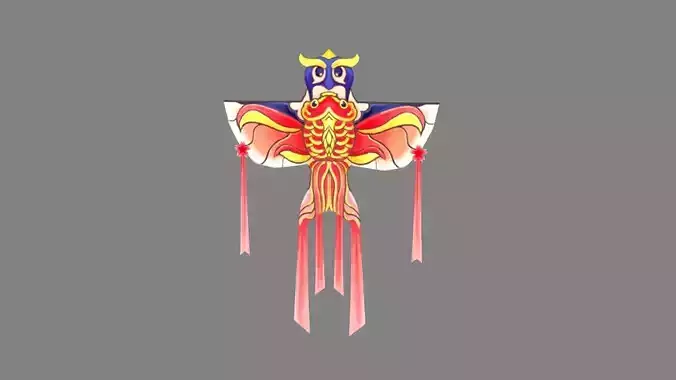 cartoon goldfish kite