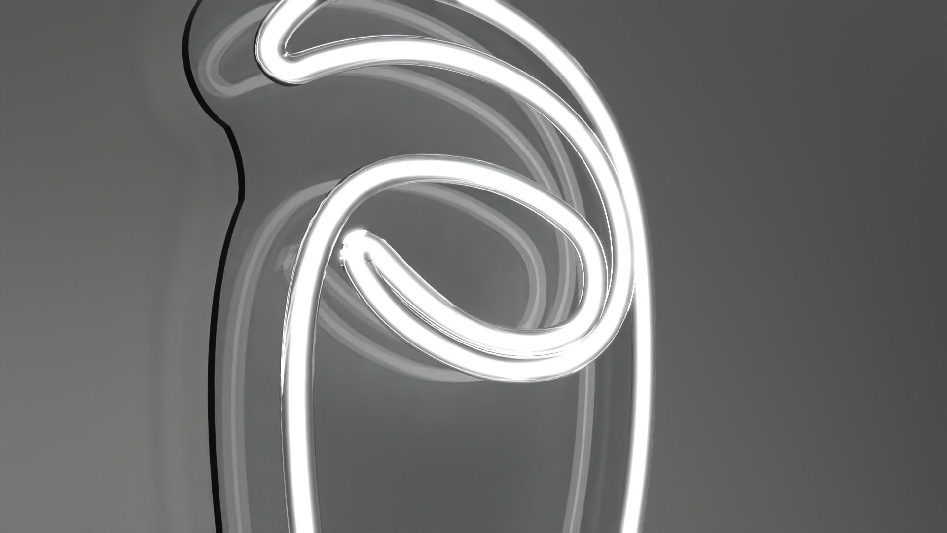 Face 1 - Neon Sign 3D model_1