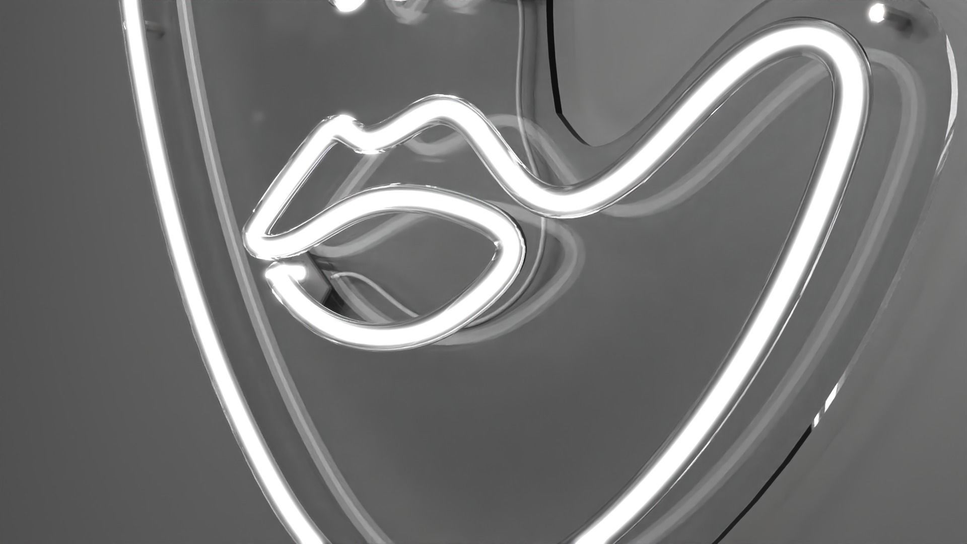 Face 1 - Neon Sign 3D model_2