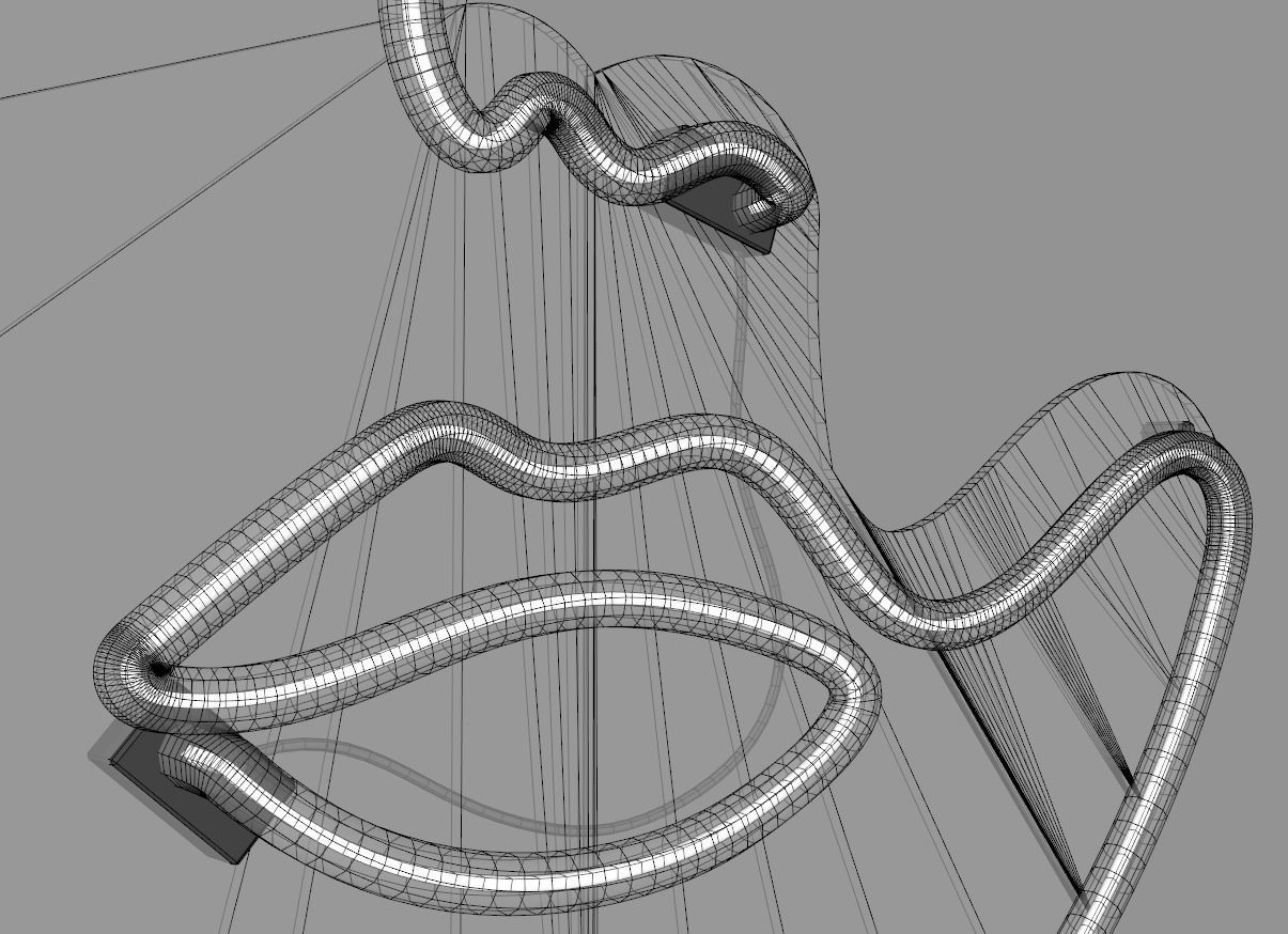 Face 1 - Neon Sign 3D model_9