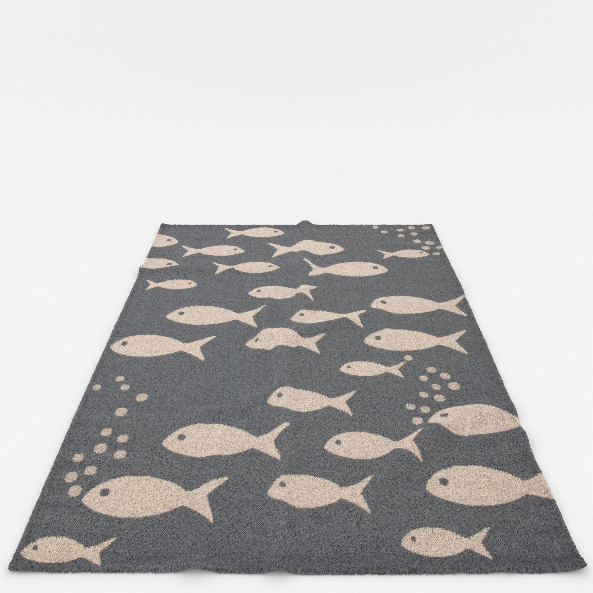 Rugs No 670 Low-poly 3D model_9