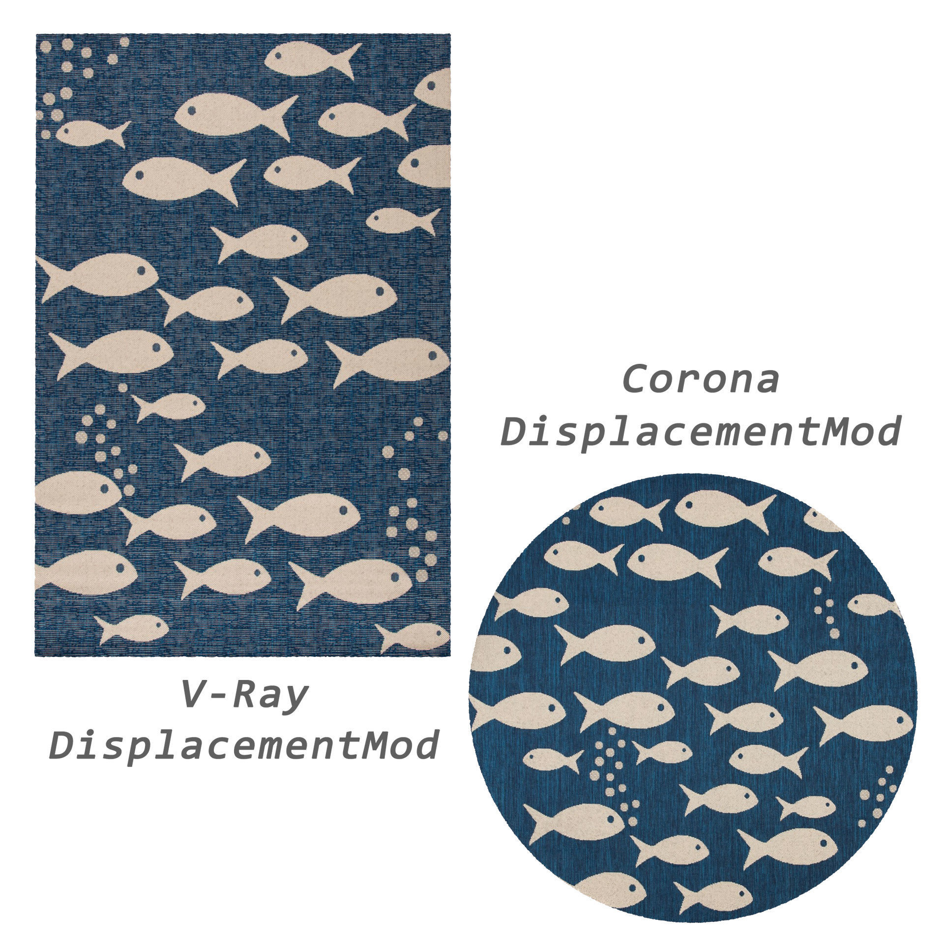 Rugs No 670 Low-poly 3D model_2