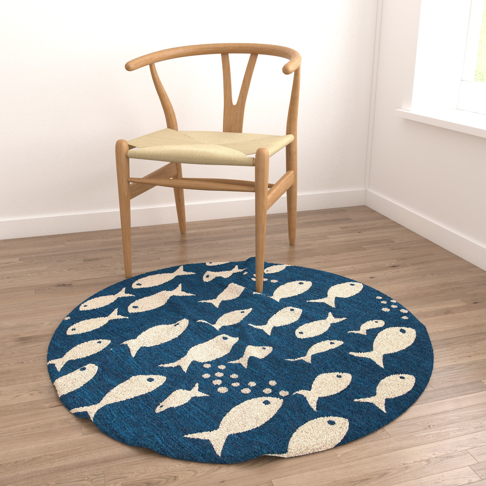 Rugs No 670 Low-poly 3D model_3
