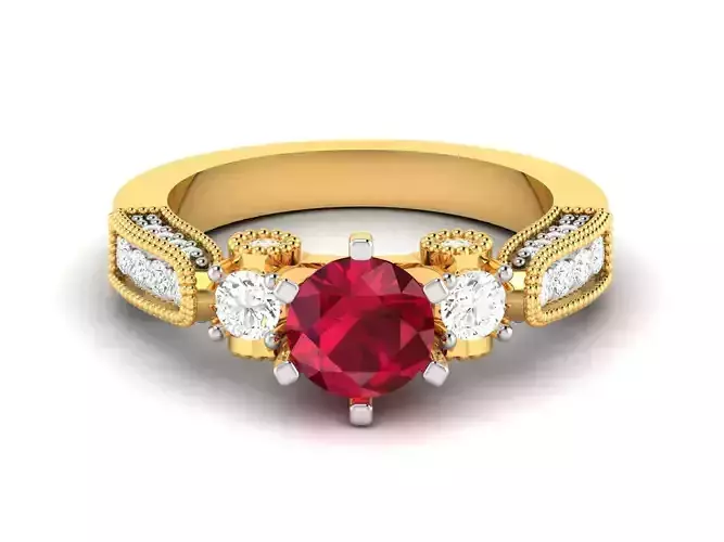 Women ring 3dm stl fbx obj render details