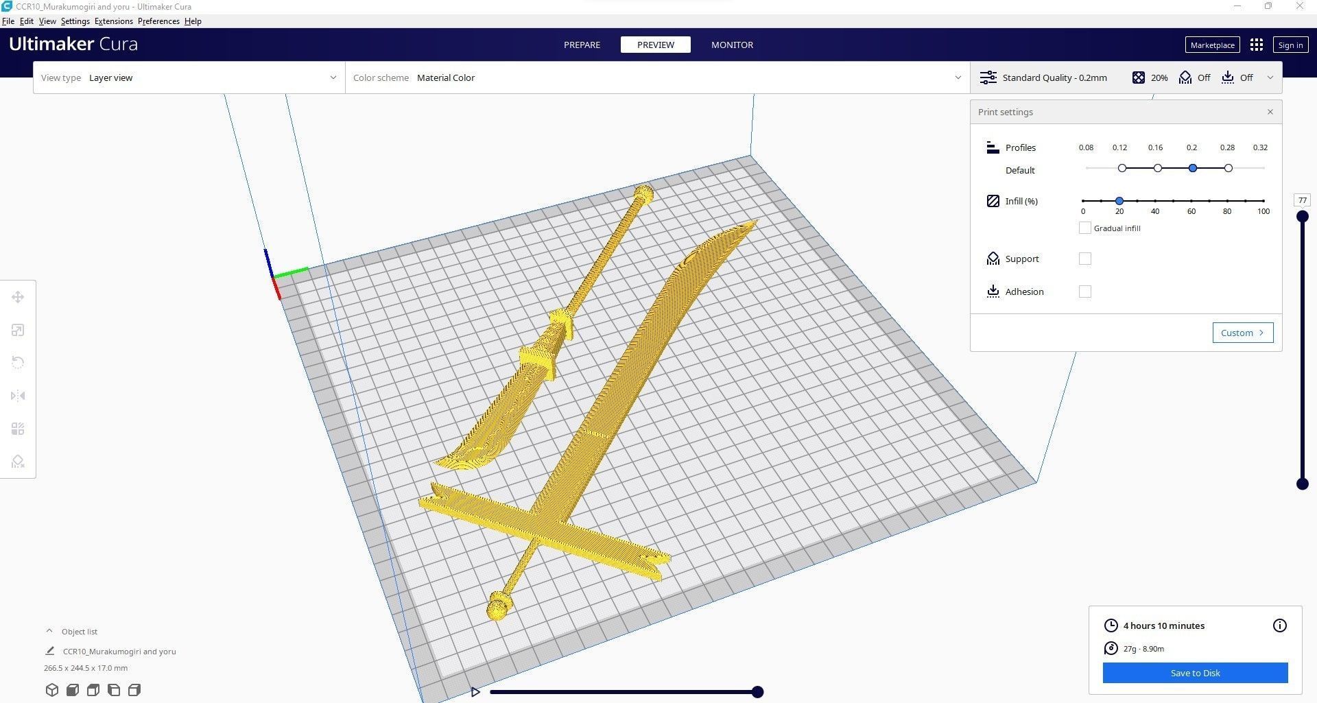 Murakumogiri and yoru takanome 3D print model_4