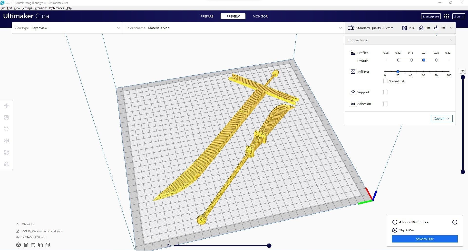 Murakumogiri and yoru takanome 3D print model_1