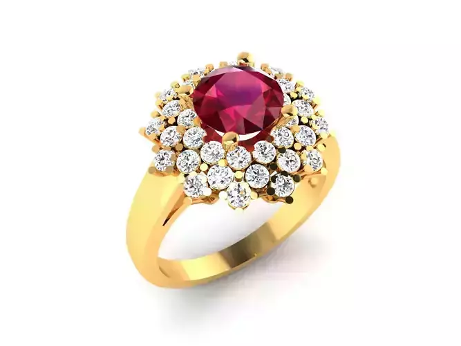 Women ring 3dm stl fbx obj render details