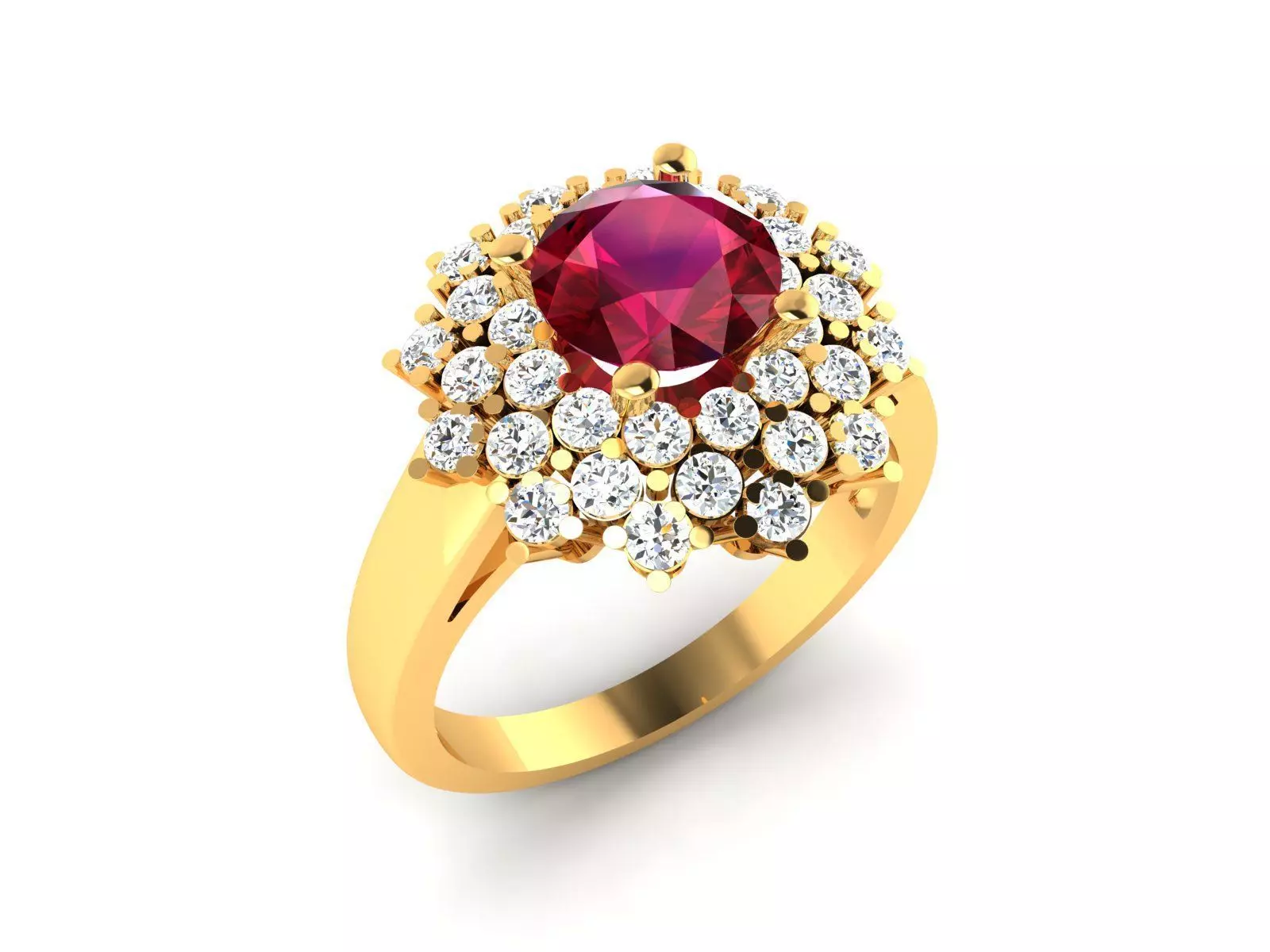 Women ring 3dm stl fbx obj render details 3D print model_0