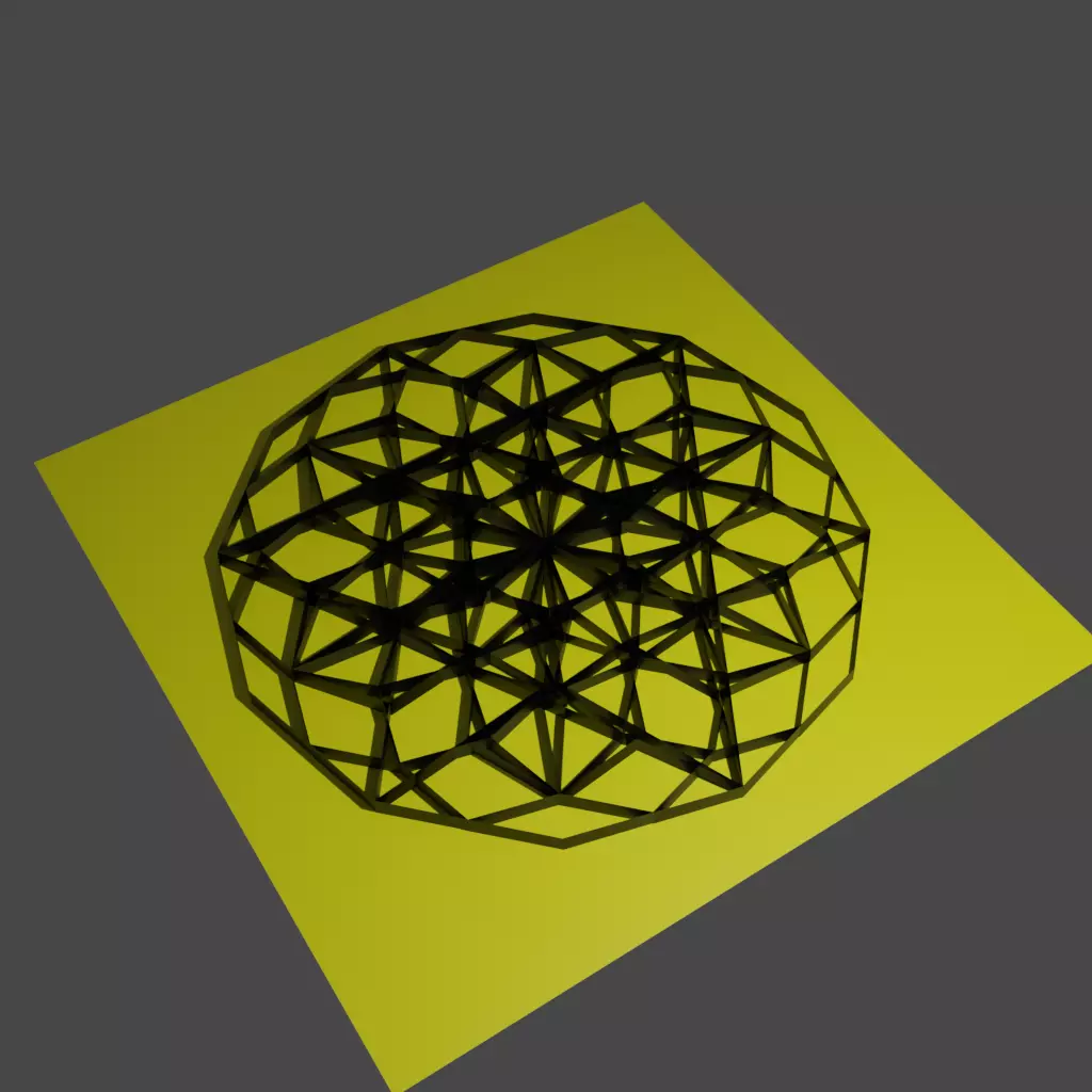 Mandala flower of life Free 3D model
