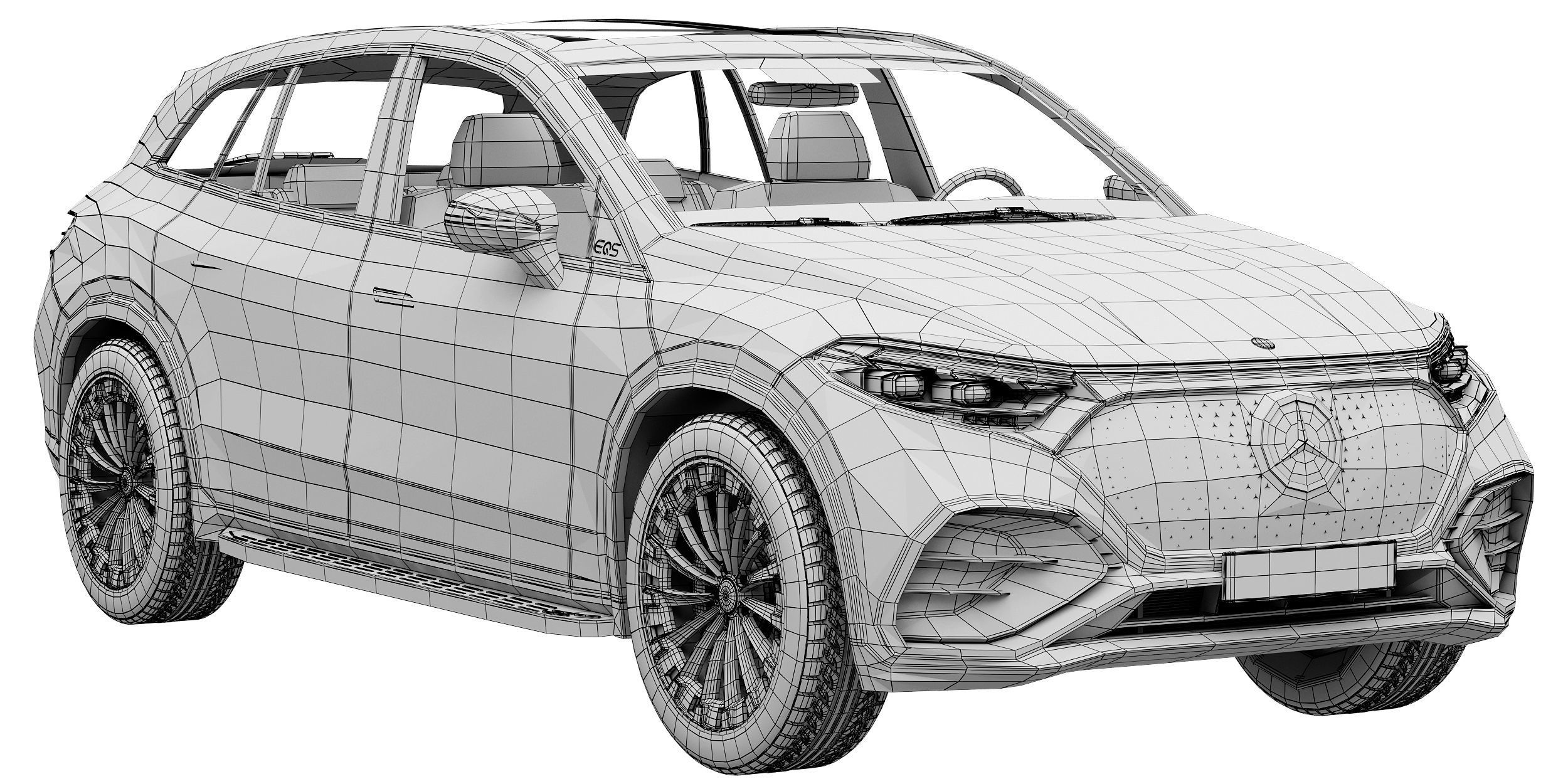 Mercedes-Benz EQS SUV 2023 3D model_14