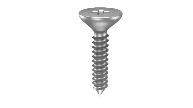 Screw High Quality 3D Model Low-poly 3D model