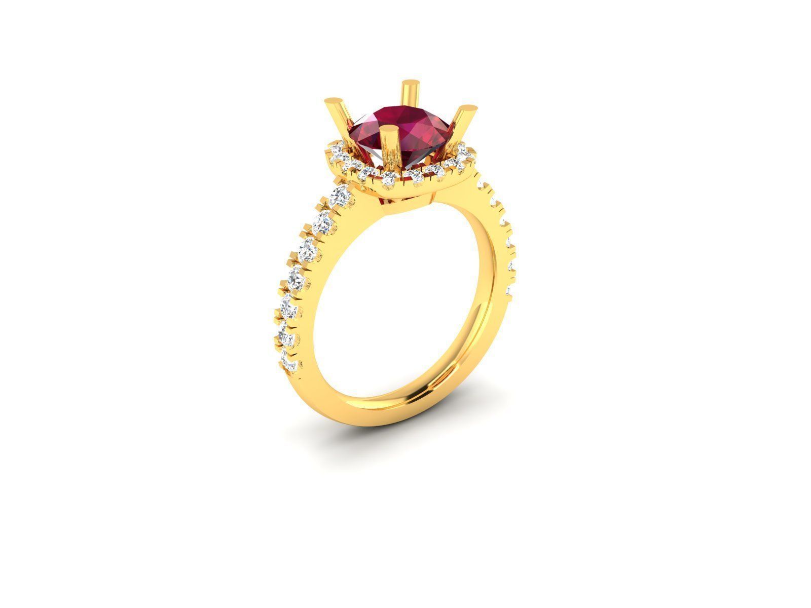 Women ring 3dm stl fbx obj render details 3D print model_1