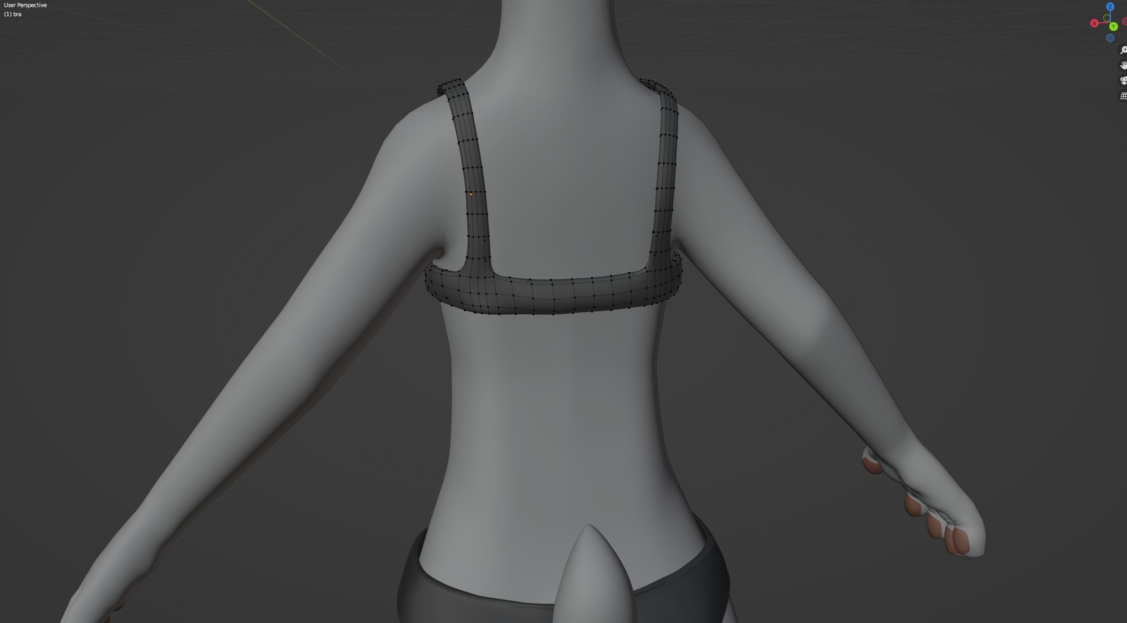 Sara Anthro Rabbit 3D model_76