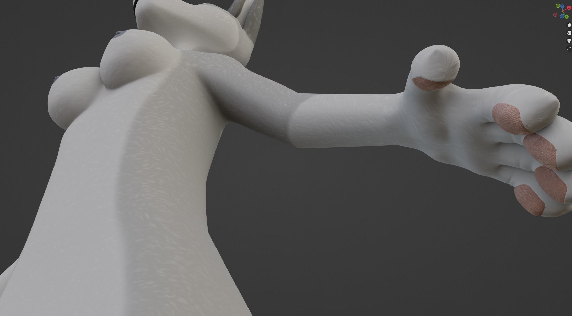 Sara Anthro Rabbit 3D model_52