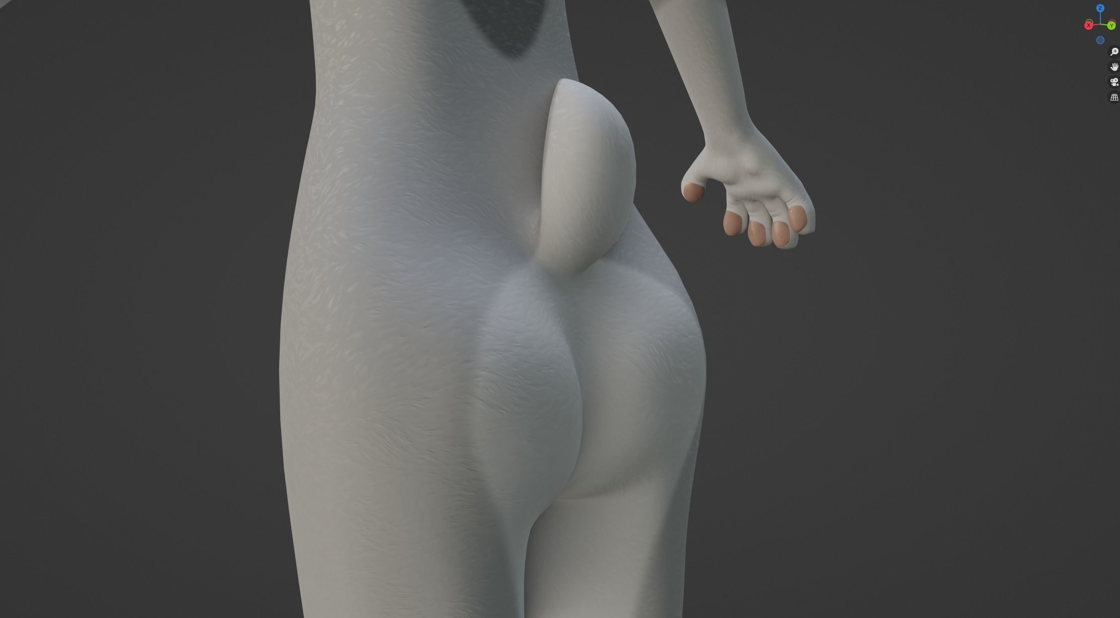 Sara Anthro Rabbit 3D model_59