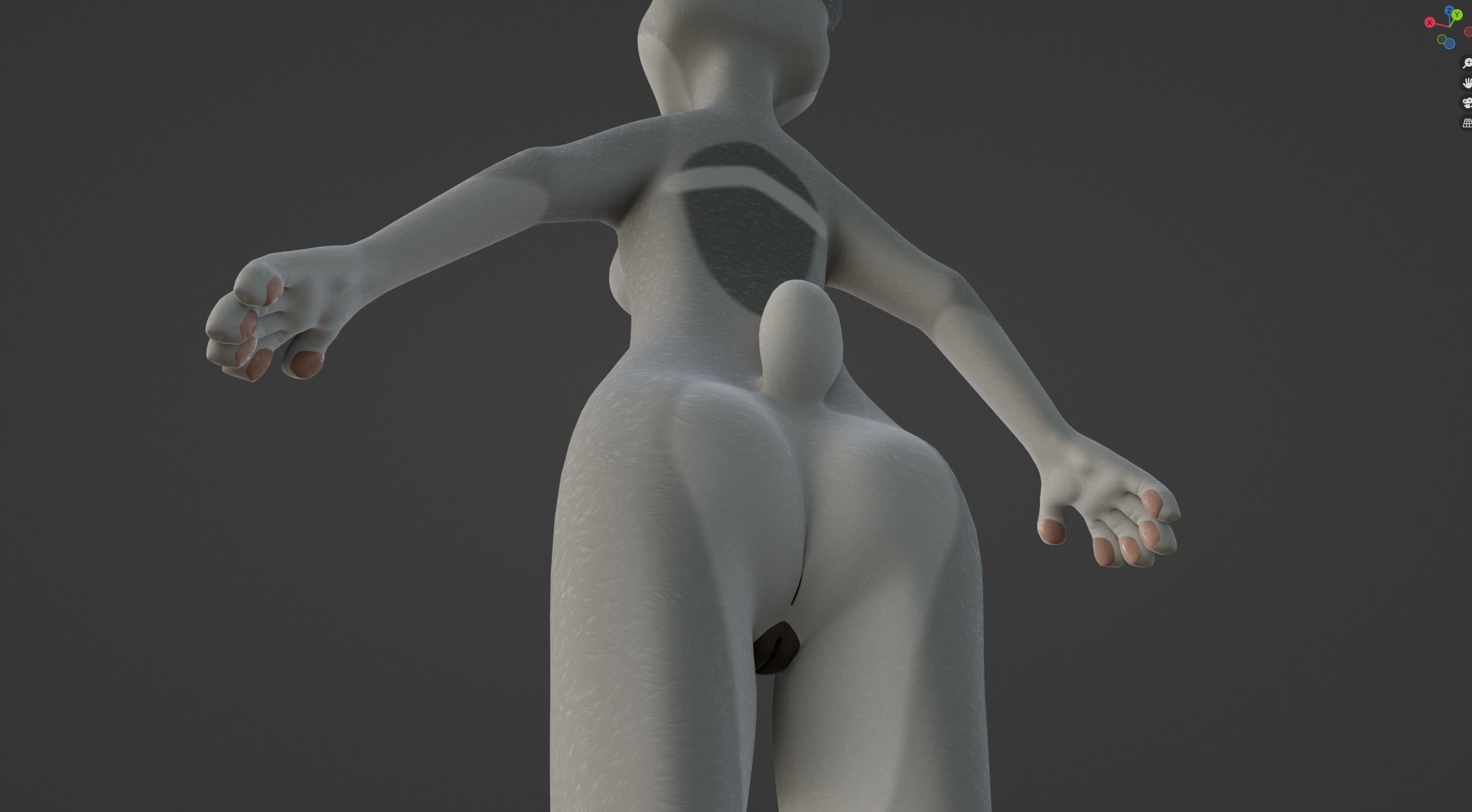 Sara Anthro Rabbit 3D model_50