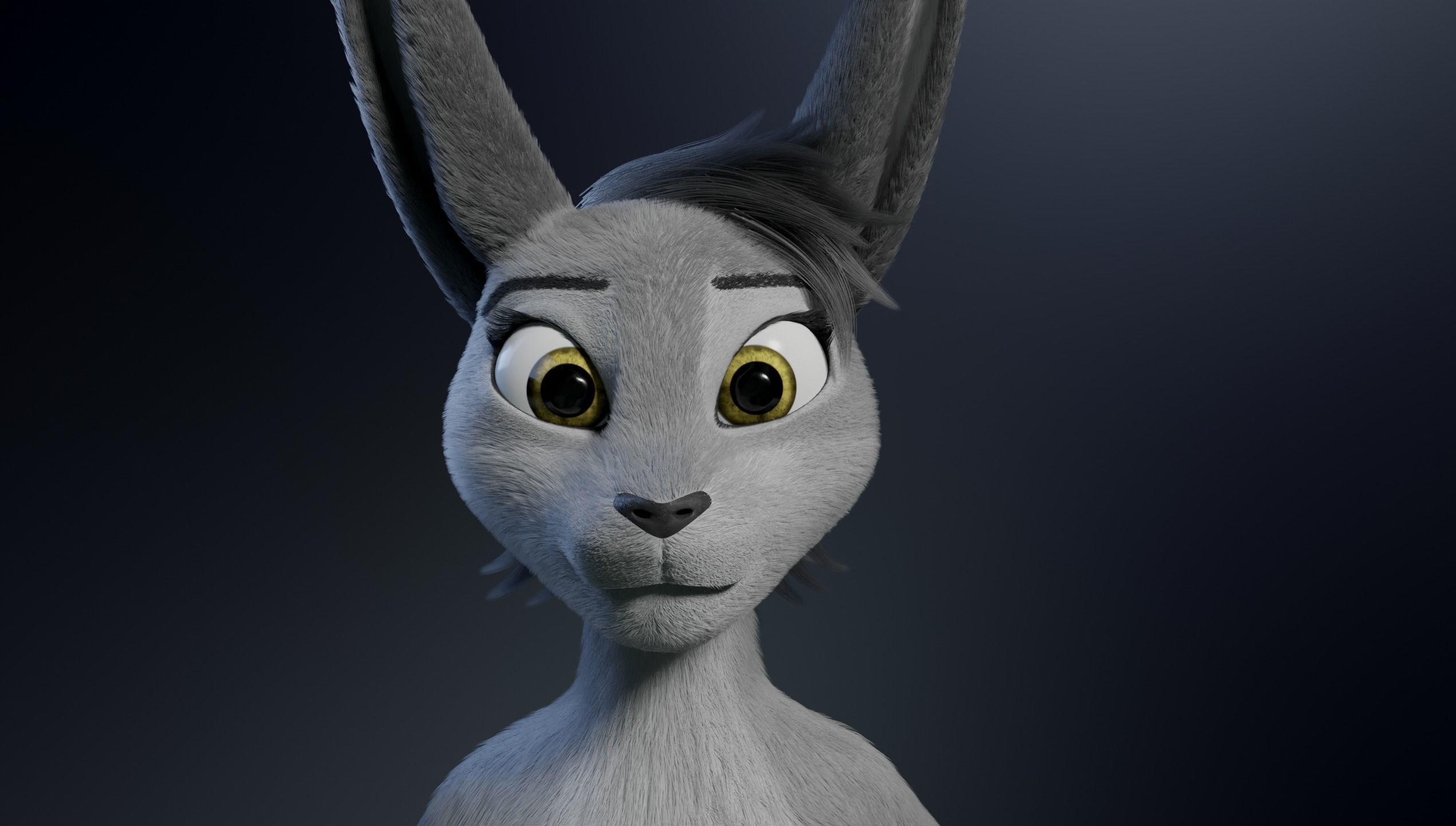 Sara Anthro Rabbit 3D model_3