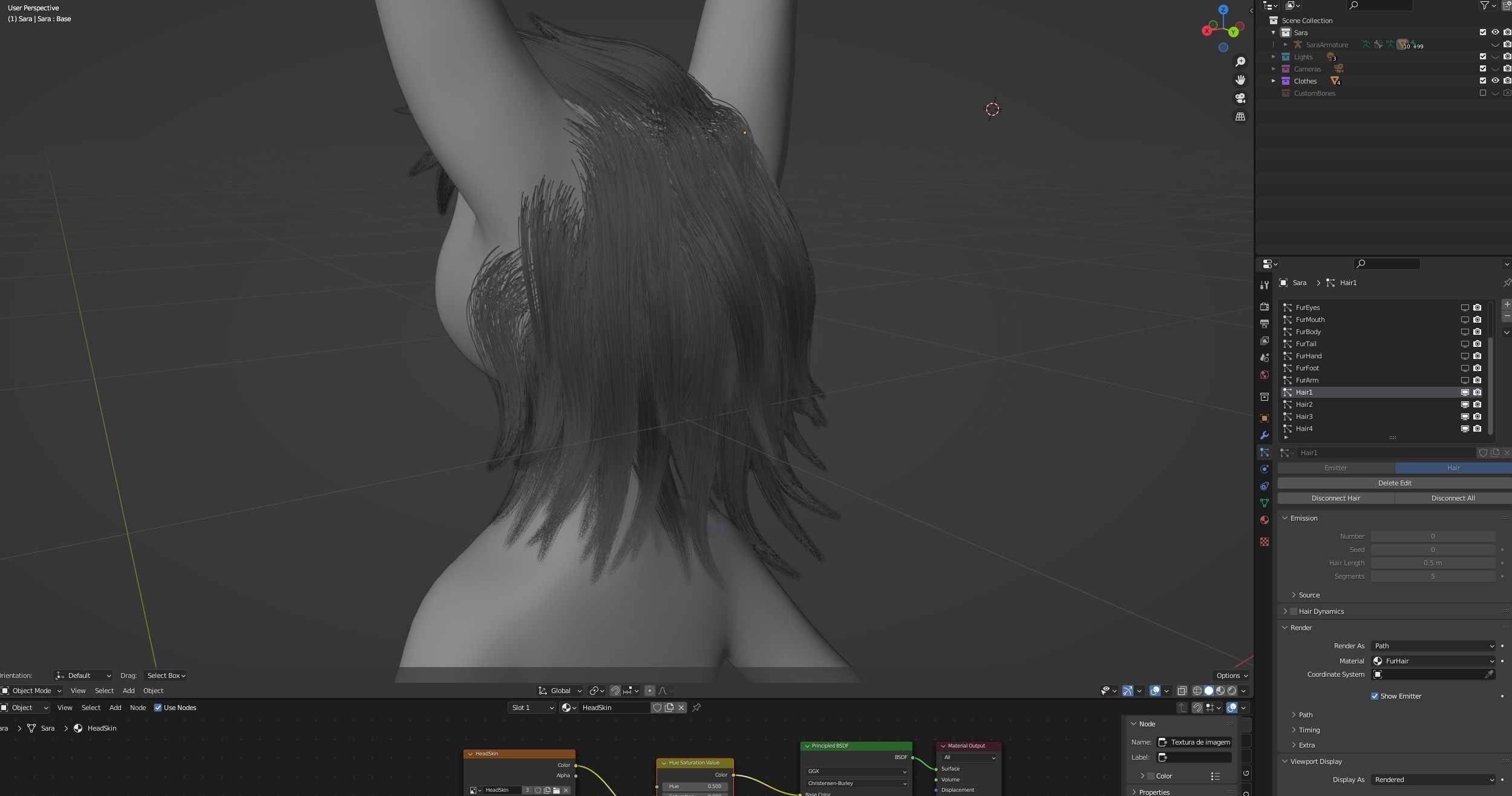 Sara Anthro Rabbit 3D model_102