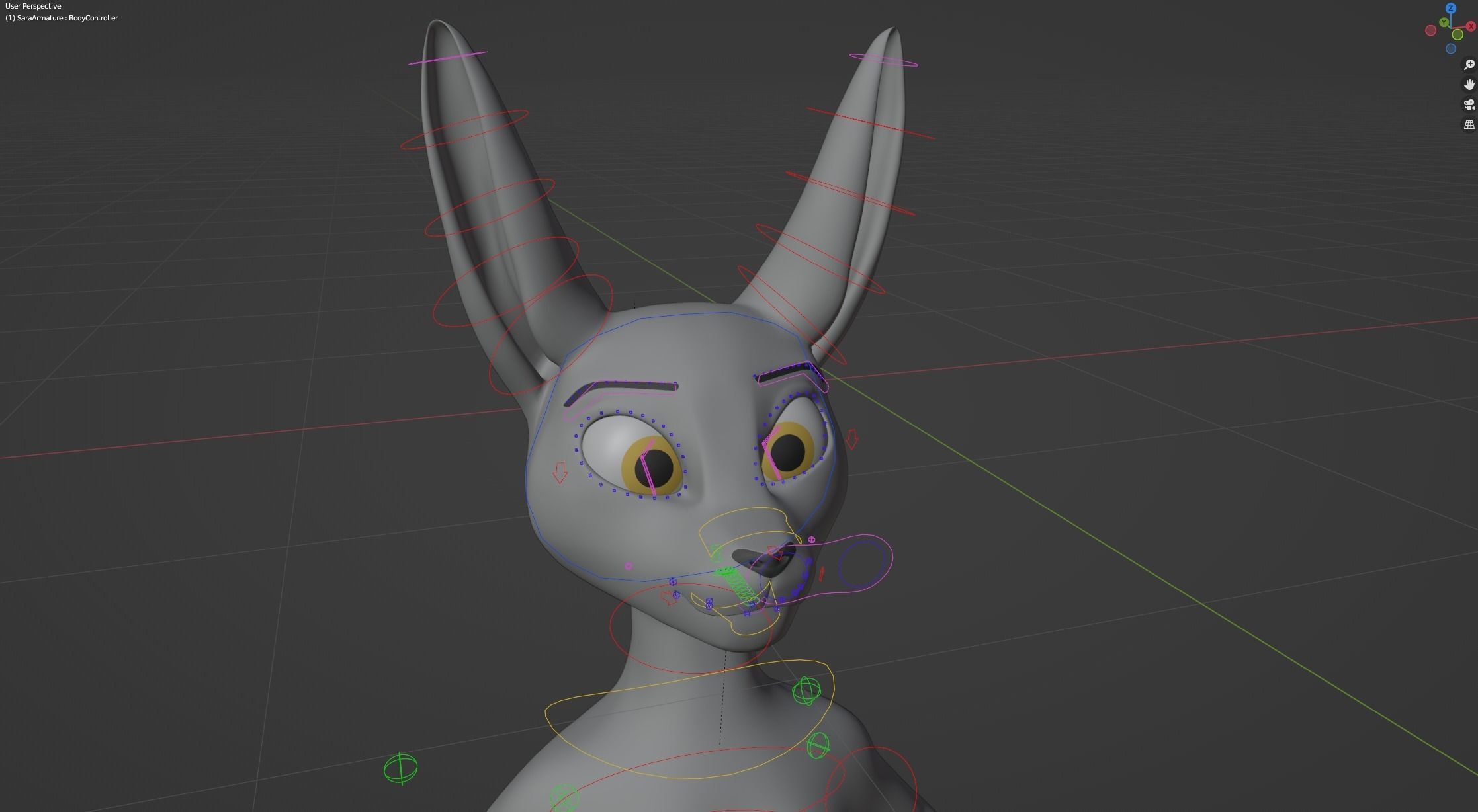 Sara Anthro Rabbit 3D model_44
