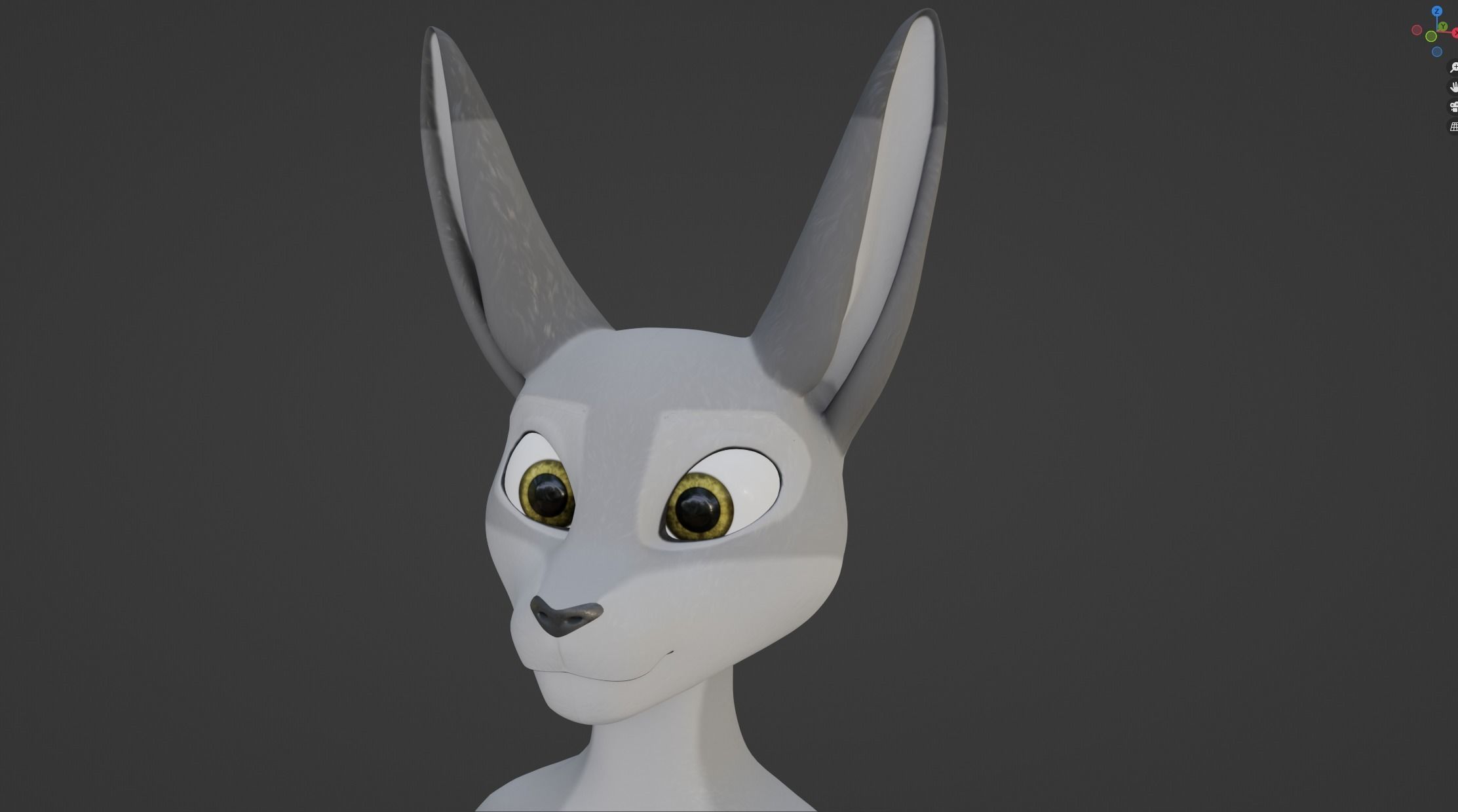 Sara Anthro Rabbit 3D model_46
