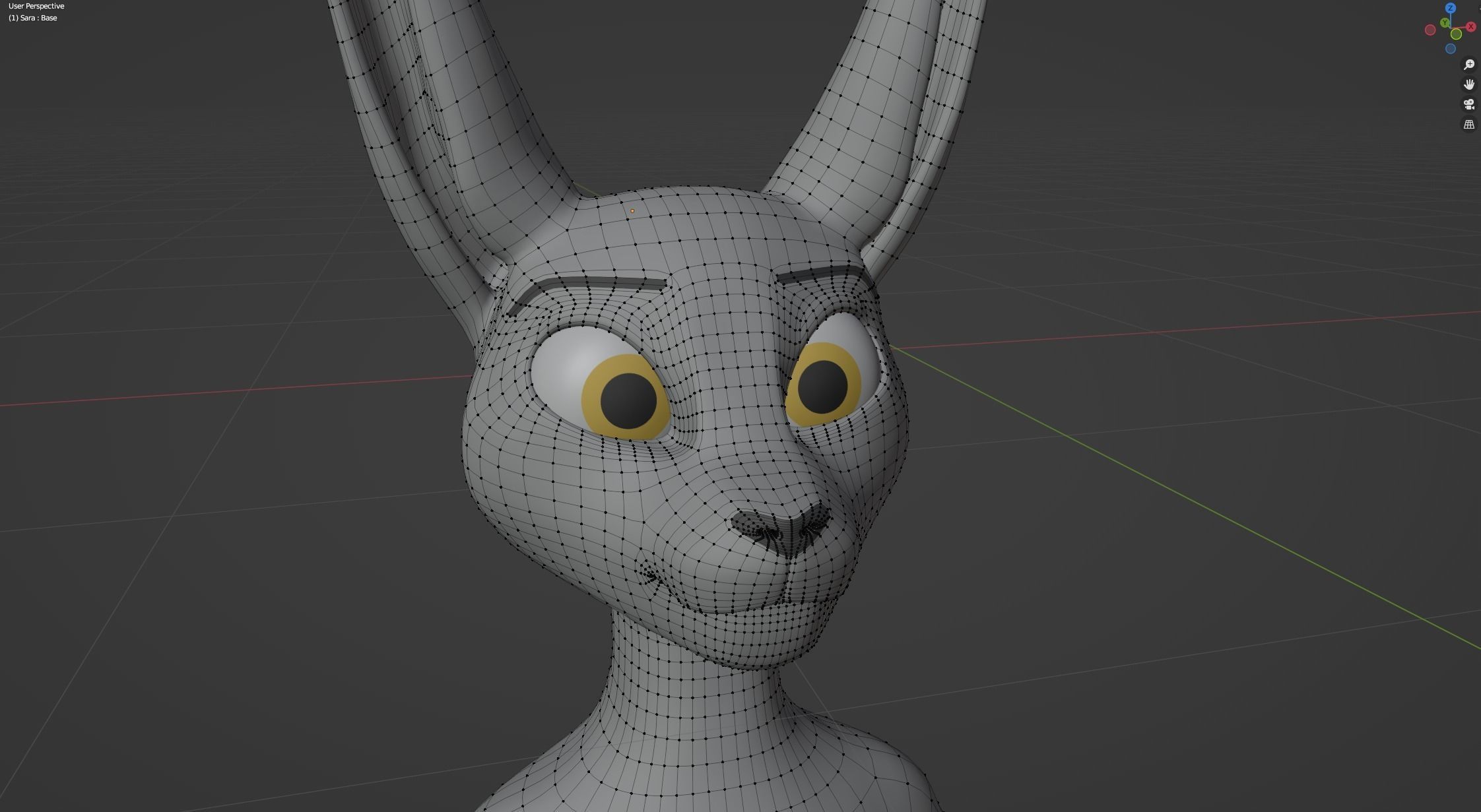 Sara Anthro Rabbit 3D model_61