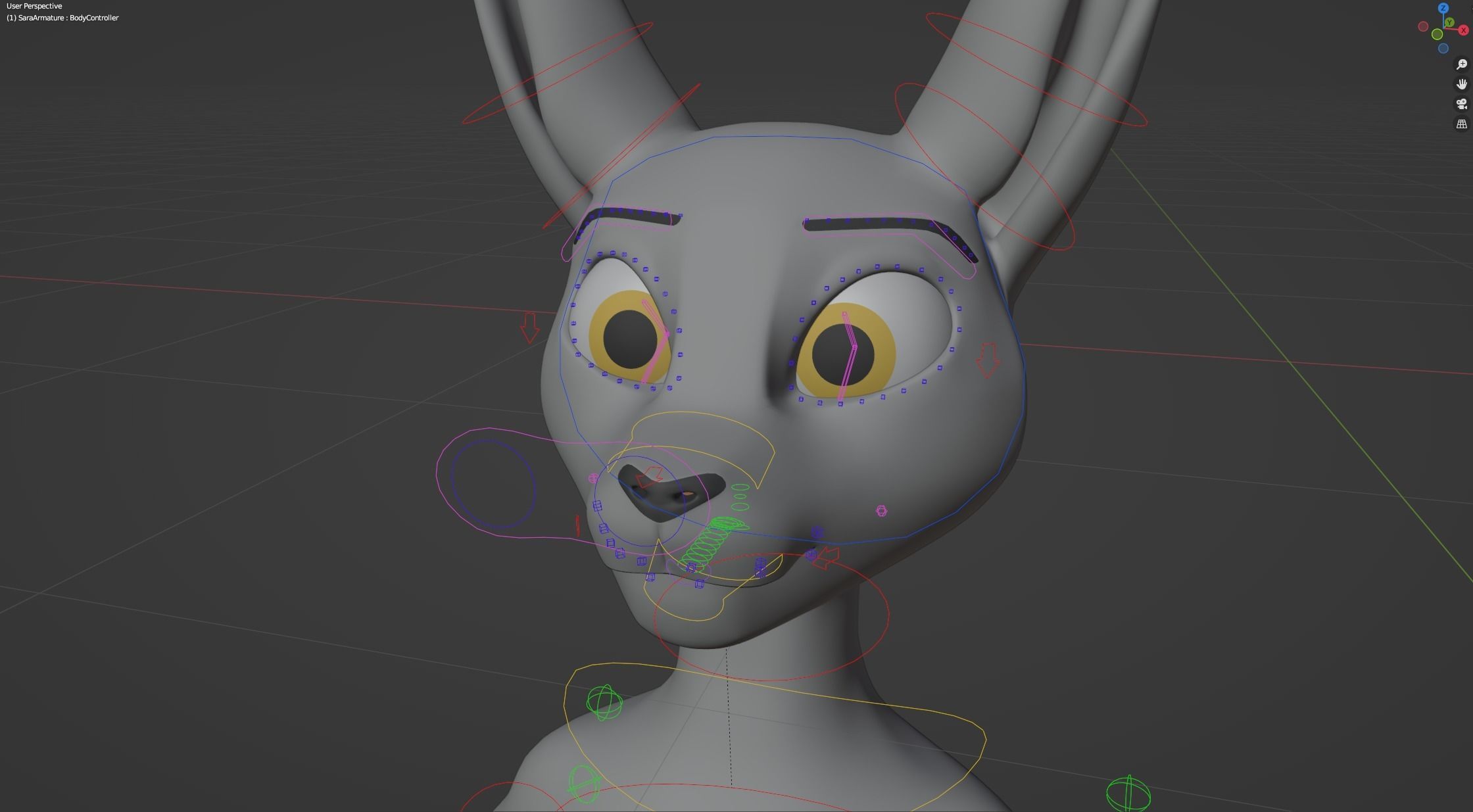 Sara Anthro Rabbit 3D model_45