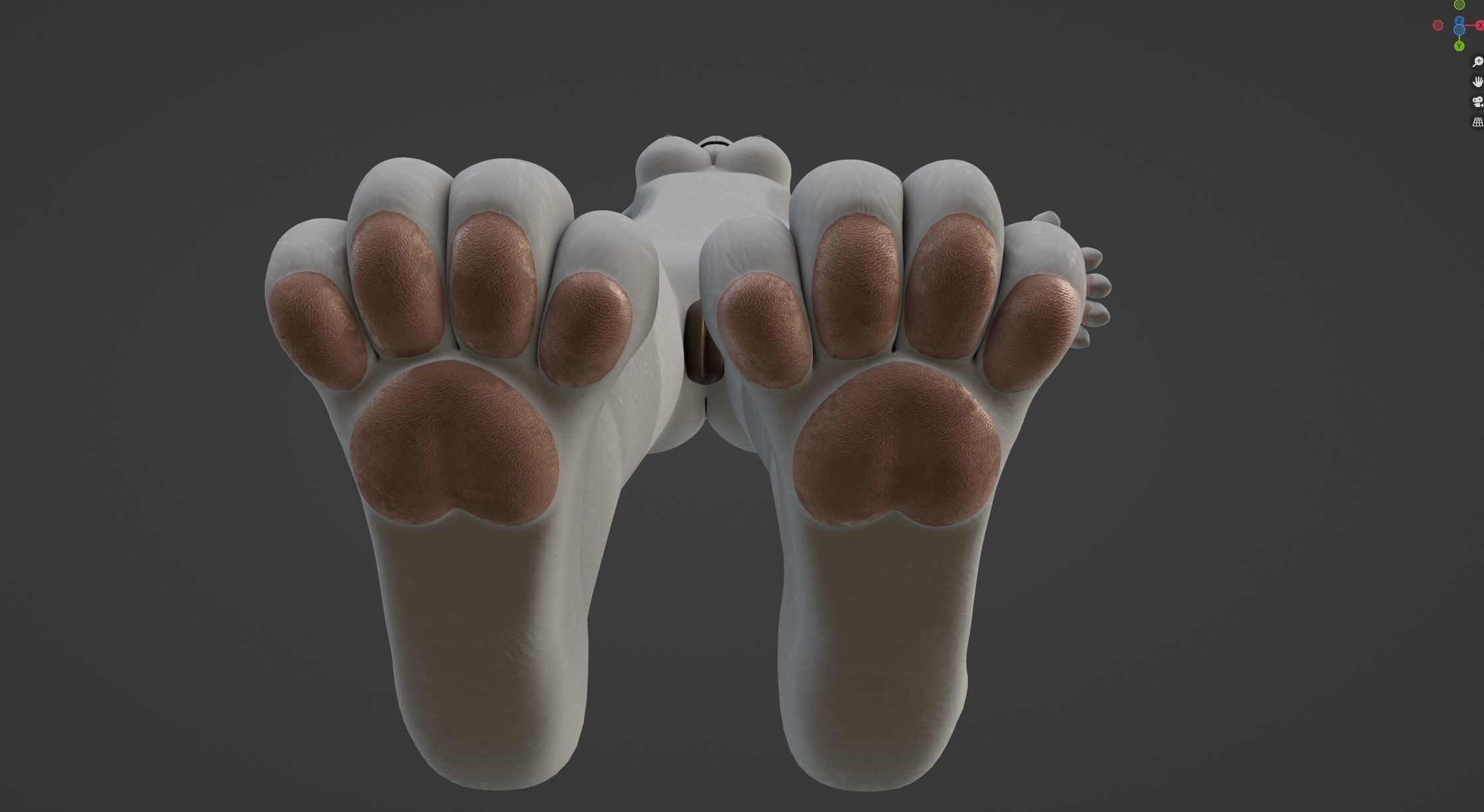 Sara Anthro Rabbit 3D model_55