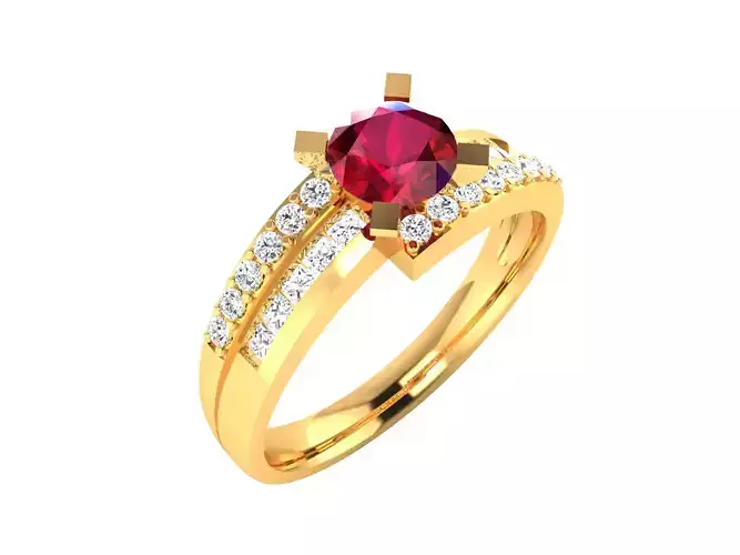 Women ring 3dm stl fbx obj render details