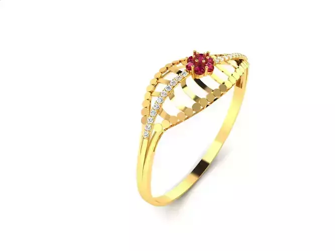 Women ring 3dm stl fbx obj render details