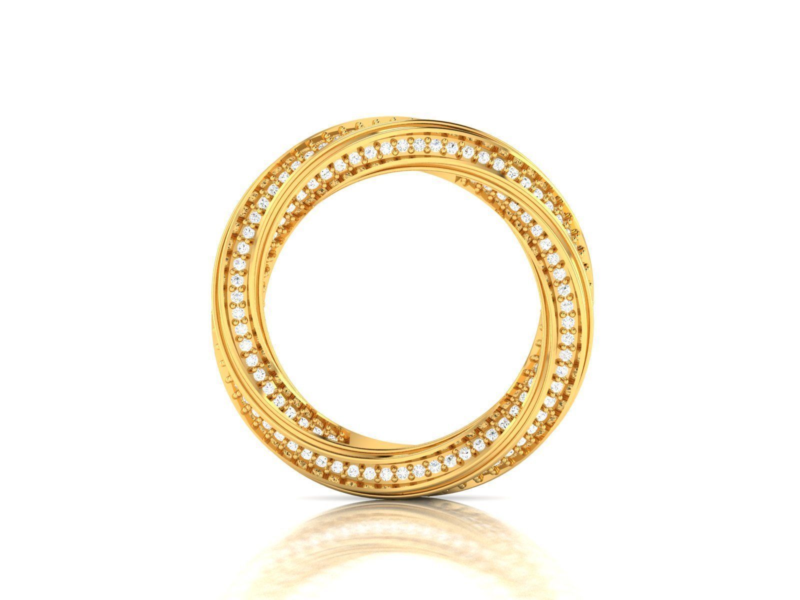 Women ring 3dm stl fbx obj render details 3D print model_2