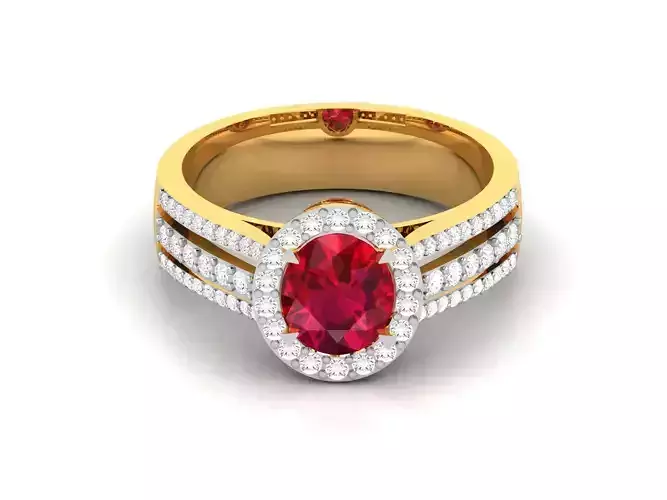 Women ring 3dm stl fbx obj render details