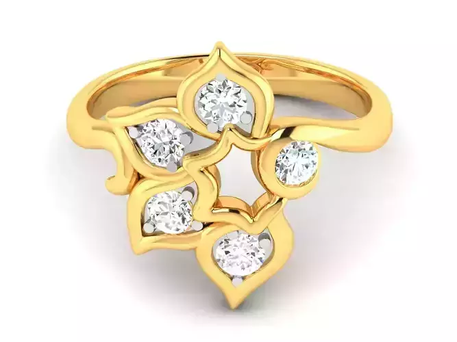 Solitaire Ring 3dm stl fbx obj render details