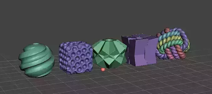 Decorative candles collection