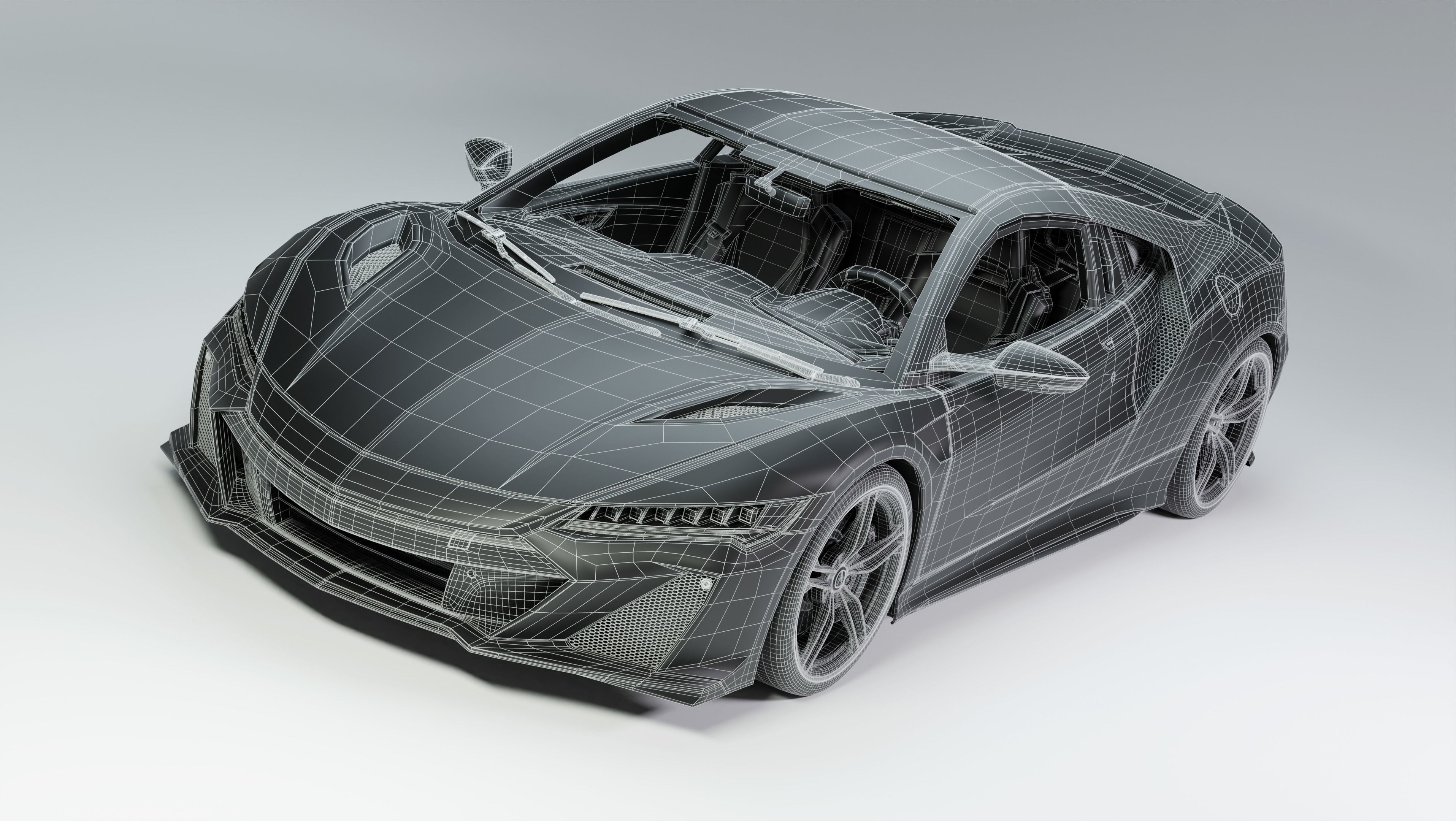Acura NSX Type S 2022 3D model_9