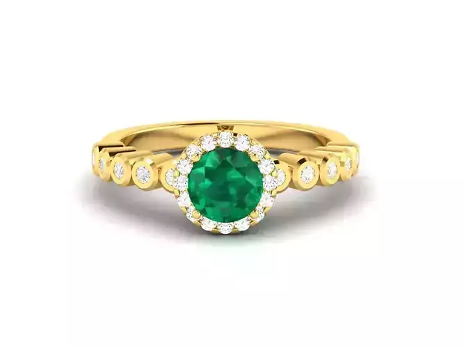 Solitaire Ring 3dm stl fbx obj render details