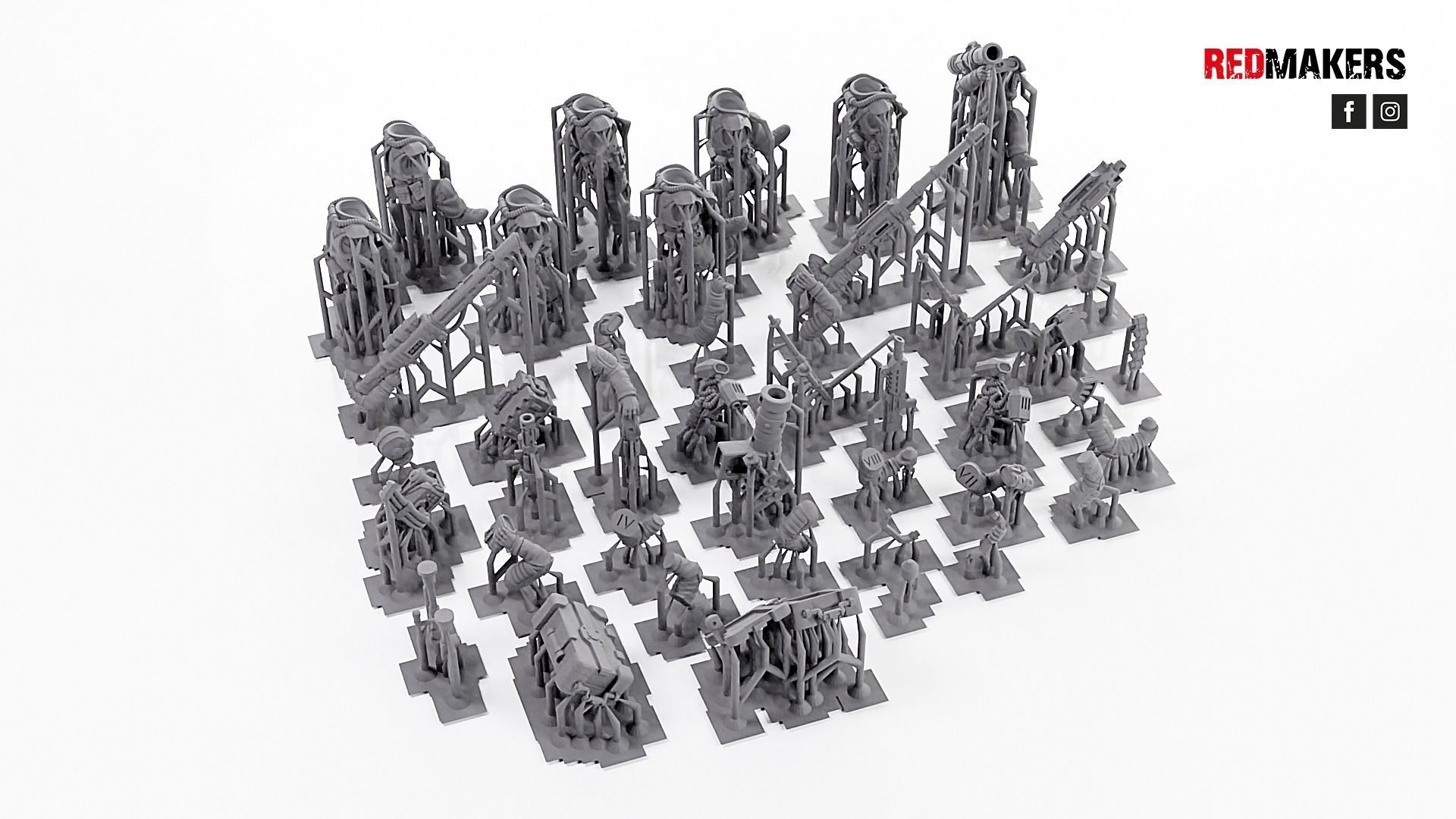 Airborne Division - Heavy Support Squad of the Imperial Force 3D print model_26